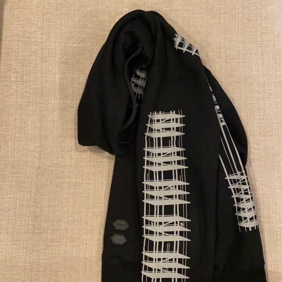 ✨HP✨ OFF-WHITE Industrial Black Zip Hoodie FW2020 - Picture 10 of 13